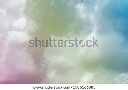 Subtle pastel background of clouds in the sky  