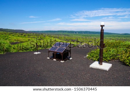 Device for monitoring volcanic eruptions Royalty-Free Stock Photo #1506370445