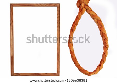 old wooden photo frame as the background