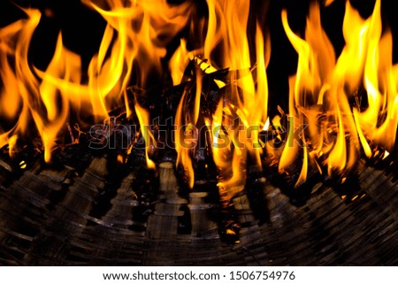 A picture of fire(close up)
