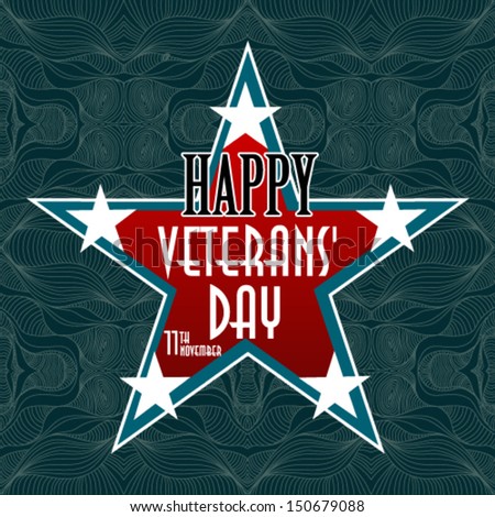 Happy Veterans Day american