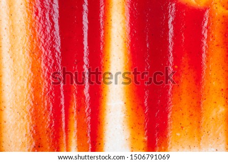 Ketchup or tomato sauce background