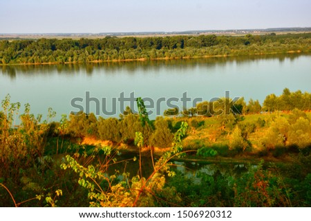 river Danube in Serbia - nature