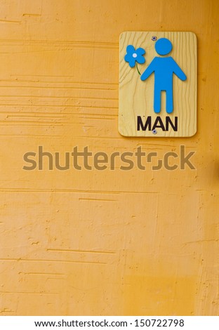 Restrooms Sign 