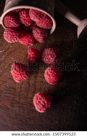 raspberry berry frost and white pink red wooden flavor frozen diet dishes watering can dishes