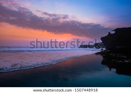 Sunset at Kelating Beach, Bali , Indonesia