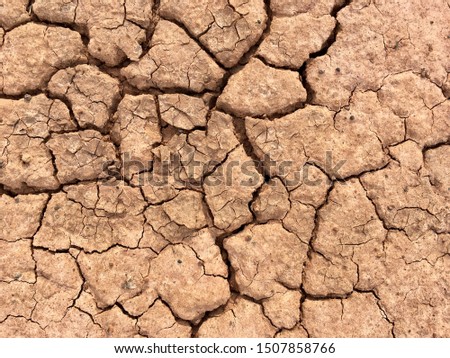Earth crack floor texture background natural