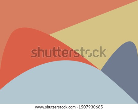 Colorful abstract background with angled blocks, squares, diamonds, rectangle and triangle shapes layered in abstract modern art style background pattern/Made in pastel colors