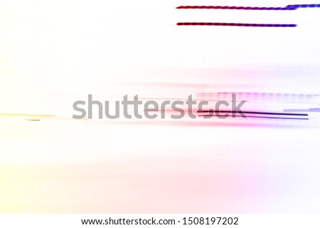 Abstract colored lines on a white background