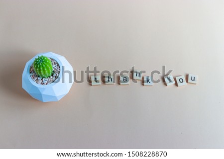set of cover or background chapter for presentation decorate of letter and cactus in pot and space for your topic or logo