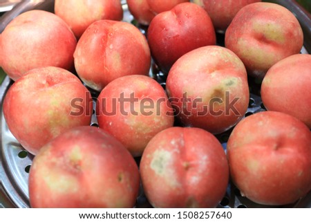 Peach, is a kind of delicious fruit.