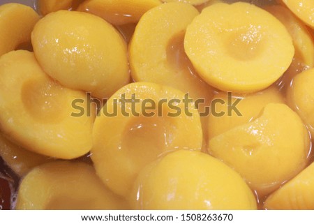 Yellow peach is a kind of peach, very delicious fruit.