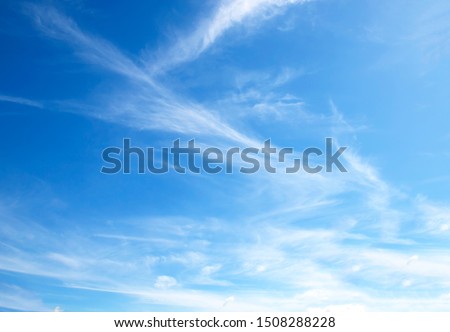  Clear blue sky background and empty space for design