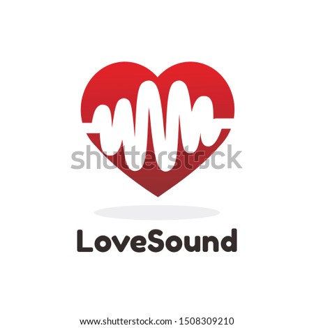Music logo icon vector design . for music and sound logo template