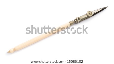 Antique isolated pen