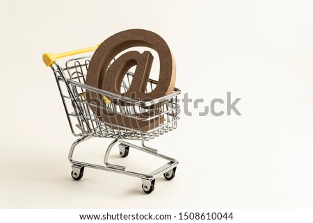 Cart of the Internet shopping