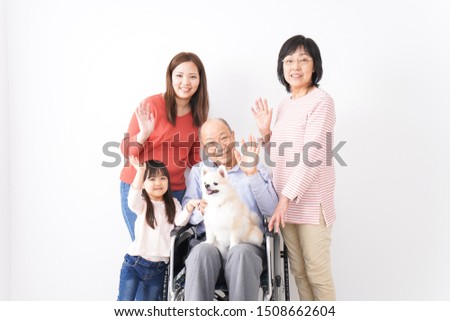 happy family group photo with smiles