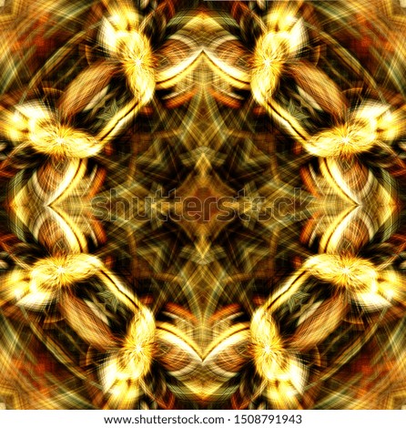 Abstract kaleidoscope geometric colorful seamless pattern background . Psychedelic mandala, beautiful. Unique kaleidoscope design. Cross repeated squares and blocks background.