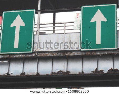 Arrow Traffic Signs for background 
