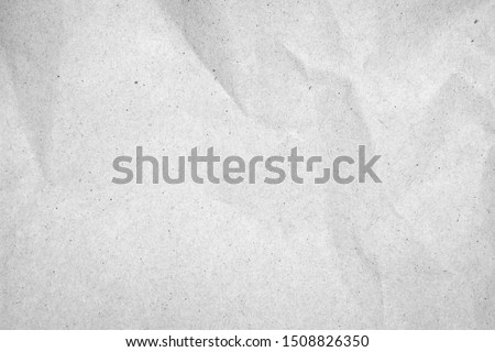 White color paper are crumpled texture background.