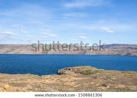 A beautiful lake on the Reykjanes Skaginn peninsula