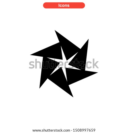 vortex icon isolated sign symbol vector illustration - high quality black style vector icons
