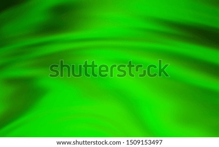 Light Green vector pattern with wry lines. A sample with colorful lines, shapes. Colorful wave pattern for your design.