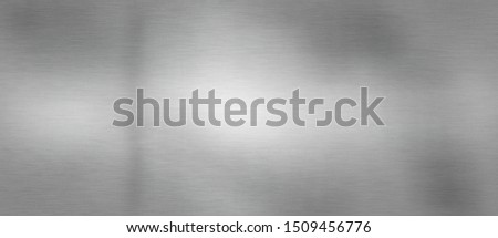 Brushed steel plate background texture horizontal