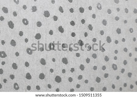 Texture of many dots hole on the white background. Tissue texture with closed up