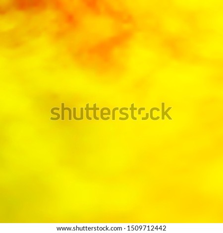 Light Green, Yellow vector layout with cloudscape. Abstract illustration with colorful gradient clouds. Template for websites.