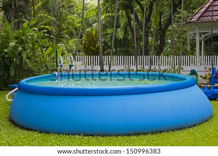 Lovely pool in the garden 
