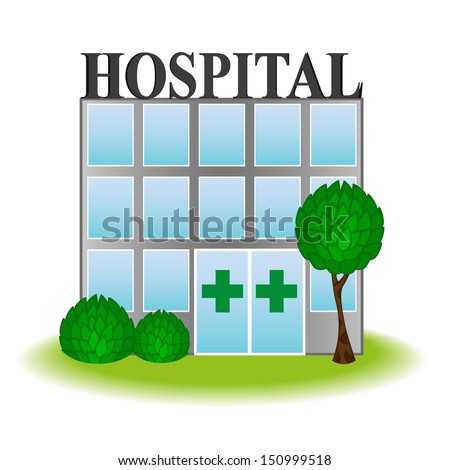 Vector icon hospital 