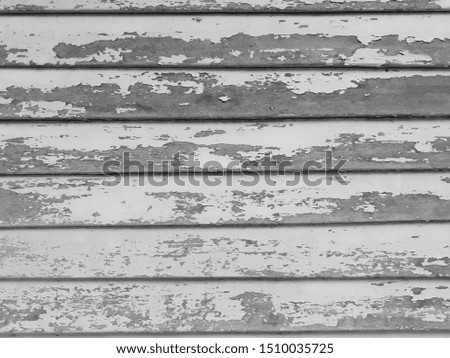 Old wooden wall pictures  Processed through a black and white tone.