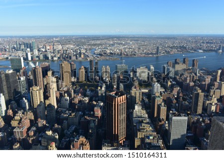 NEW YORK CITY SKYLINE MANHATTAN