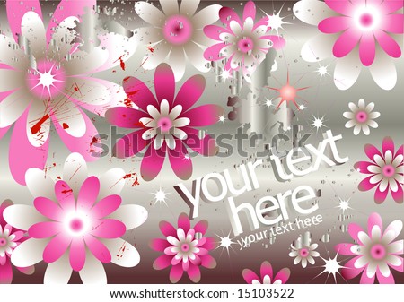 floral background for text