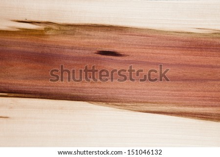 texture of wooden veneer planks closeup