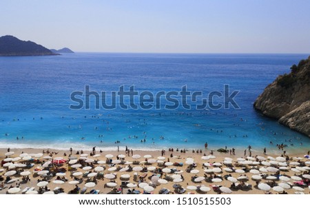 A beautiful sight beach and port, Antalya, Kas, Turkey