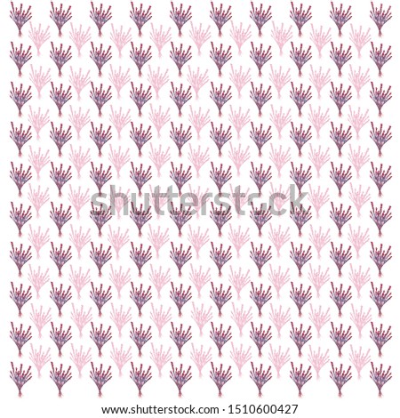 Lavender pattern on a white seamless background. Background for invitations to holidays, birthdays and weddings