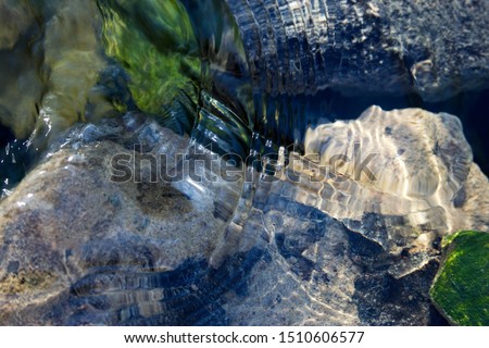 beautiful texture of natural creek picture for text