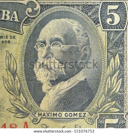 Vintage elements of paper banknotes, Pre-revolutionary Cuba