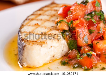 Fish with tomato