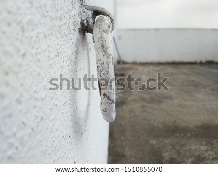 Matel ring iron ring to wall