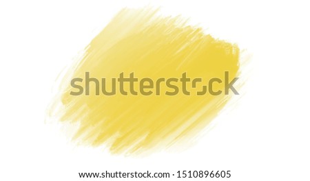 Yellow banner watercolor background for your design, watercolor background concept, vector.
