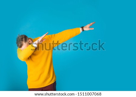 Young happy and playful man having fun - Royalty-Free Stock Photo #1511007068