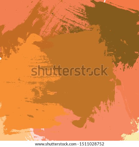 Abstract colorful brown paint brush and strokes, stripes pattern background. colorful nice brush strokes and hand drawn background