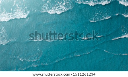 Sea blue surface aerial view 