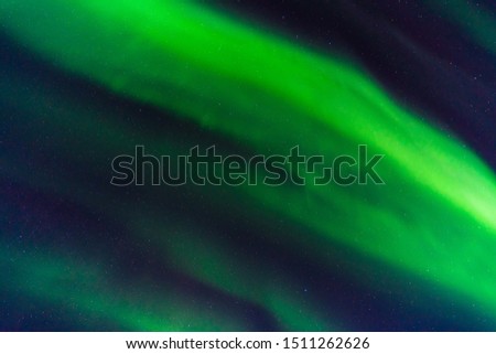 Amazing view of Aurora borealis