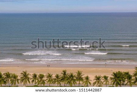 beautiful sea view and beach background