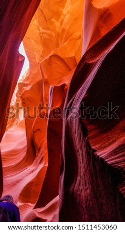 The Famous Antelope Canyon in Arizona 