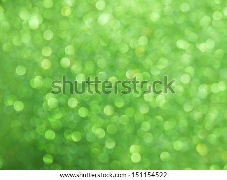 blurred lights background bright green